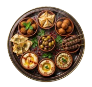 Authentic Middle Eastern hot mezze